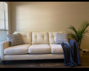 Off White Fabric Couch