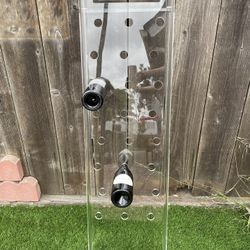 Cb2 acrylic wine rack sale