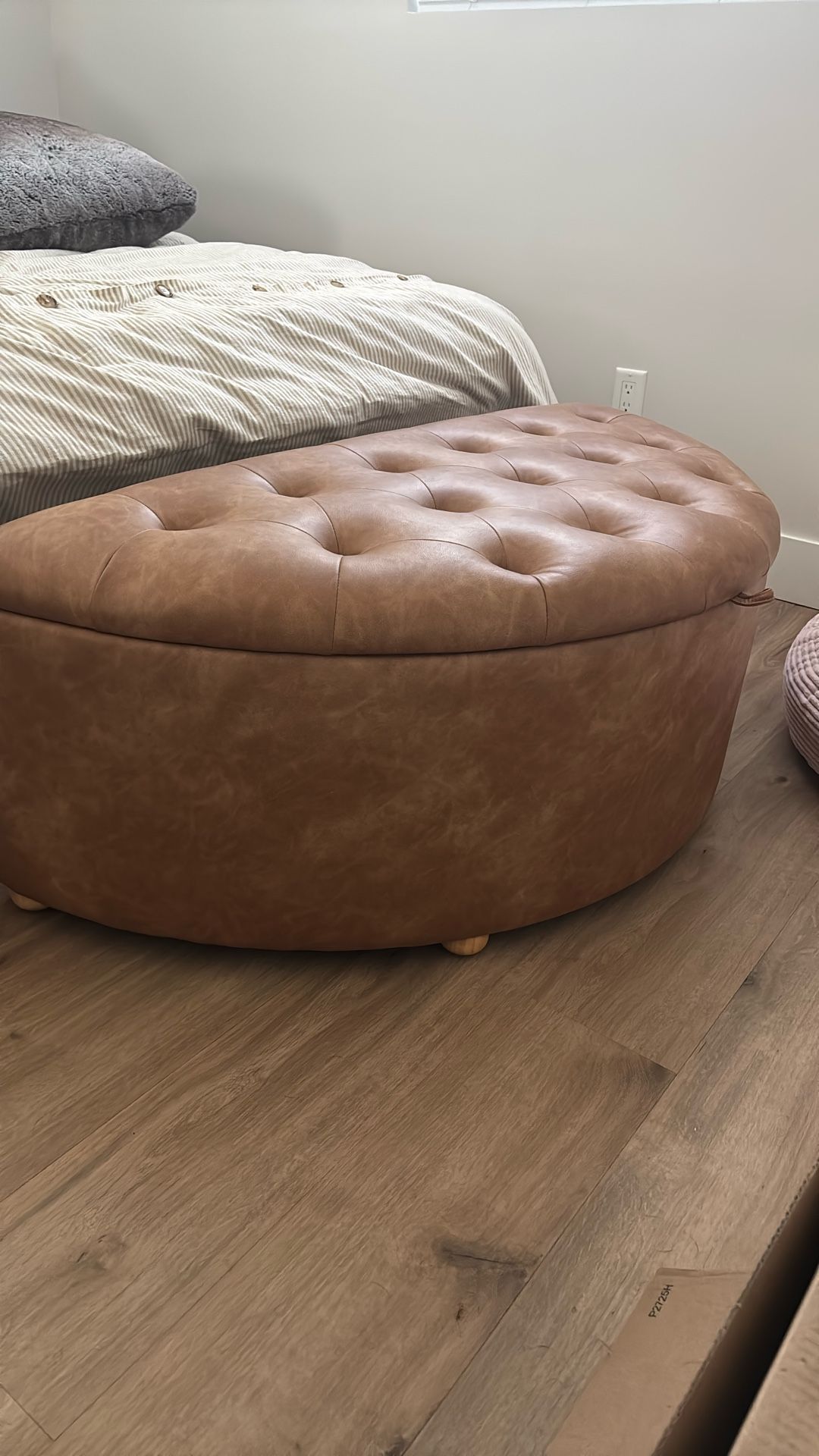 Upholstered Storage Ottoman