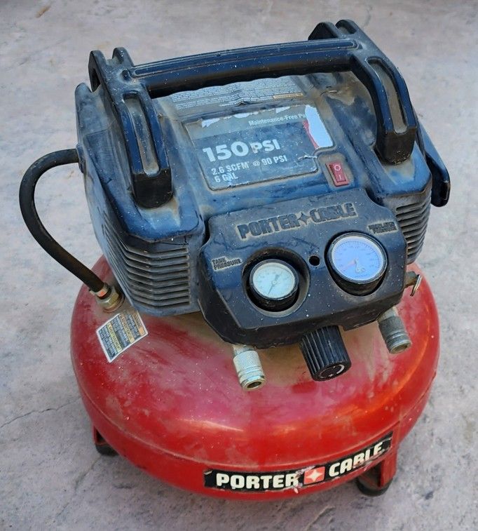 Porter Cable 6-Gal Air Compressor!
