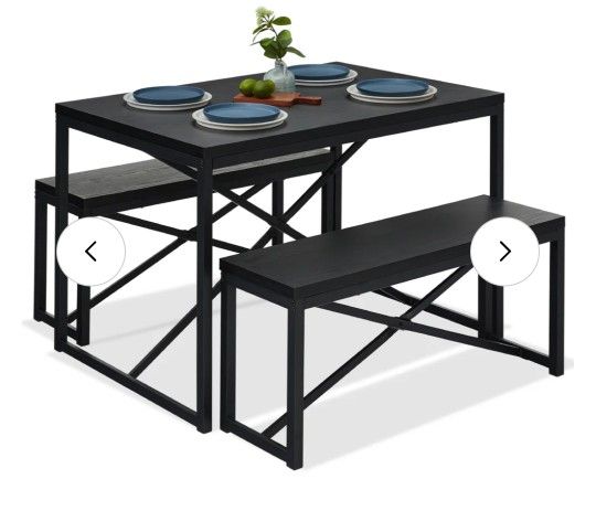 Brand New Table Set- Black