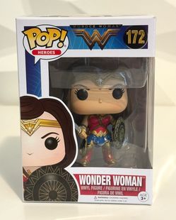 Funko POP Movies DC Wonder Woman Movie Wonder Woman Action Figure, Multicolor, Standard