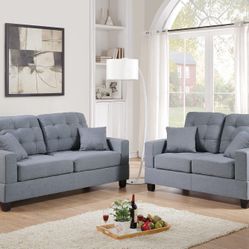 2 PCs  Sofa  And  Love  Set 