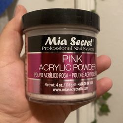 Acrylic nail powder pink