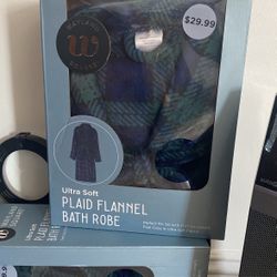 Flannel Bath Robe 