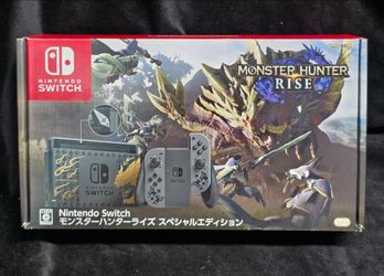 Mint Nintendo Switch Monster Hunter Special Pack Console (Region FREE)