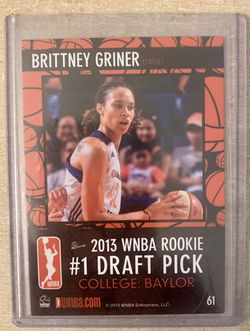 2013 Rittenhouse WNBA  Brittney Grinder Rookie Card