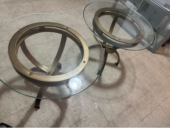 Glass tables