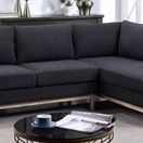 Brand New Sectional Sofa 93” X 64” Available In Black Or White 