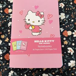 Hello Kitty 3 Piece Notebook