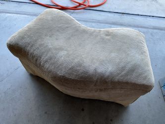 Ottoman Beige Upholstered