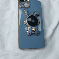 Sky Blue & GOLD  Phone CASE 