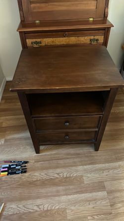 Dark wood Mission Style Night Stand free