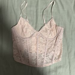 pink corset top
