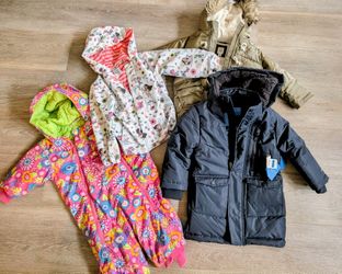 Toddler jackets NWT and NWOT-Gap, Hanna andersson, Perry Ellis, Disney