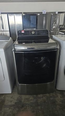 LG Front Load Electric Dryer – Graphite Steel, EasyLoad Door