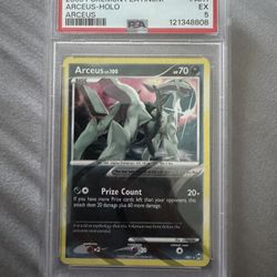 PSA 5 Arceus 