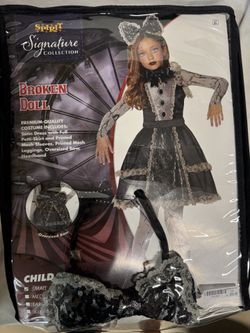 Broken Doll Childs Costume Size Small 4-6