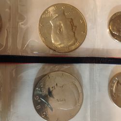1985 P & D Mint Condition Half Dollar Coins For Sale