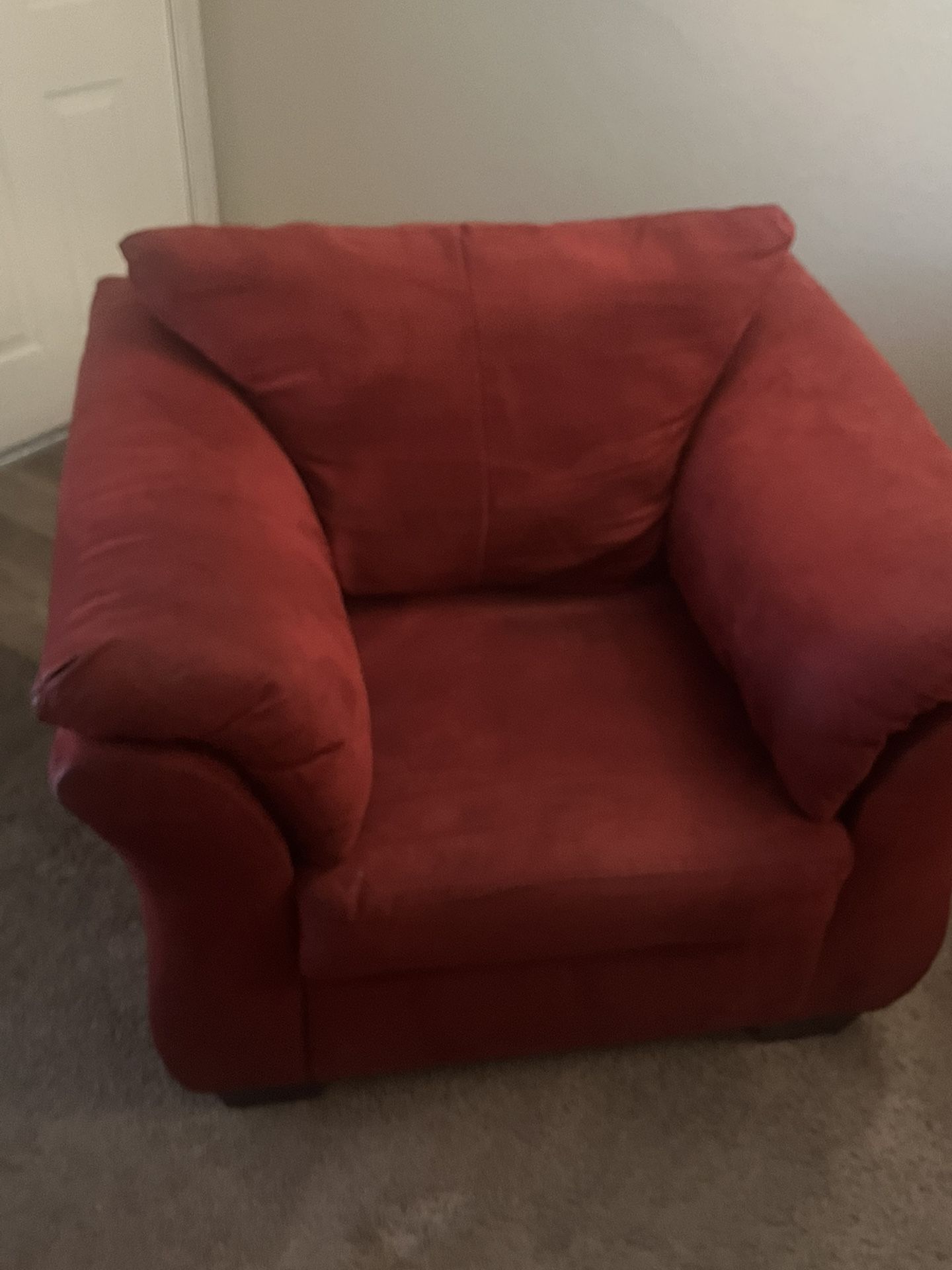 Plush Sofa and Sofa chair
