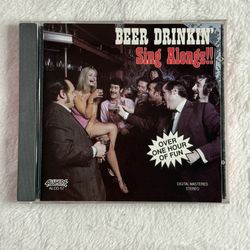 Oktoberfest Beer Drinkin’ Sing Alongs!! German Party Songs CD 1991 Alshire ALCD 57 • Rare