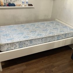 Twin Bed Frame & Mattress