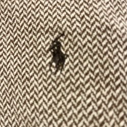 Vintage Polo Ralph Lauren XL Long Sleeve Brown Herringbone Shirt