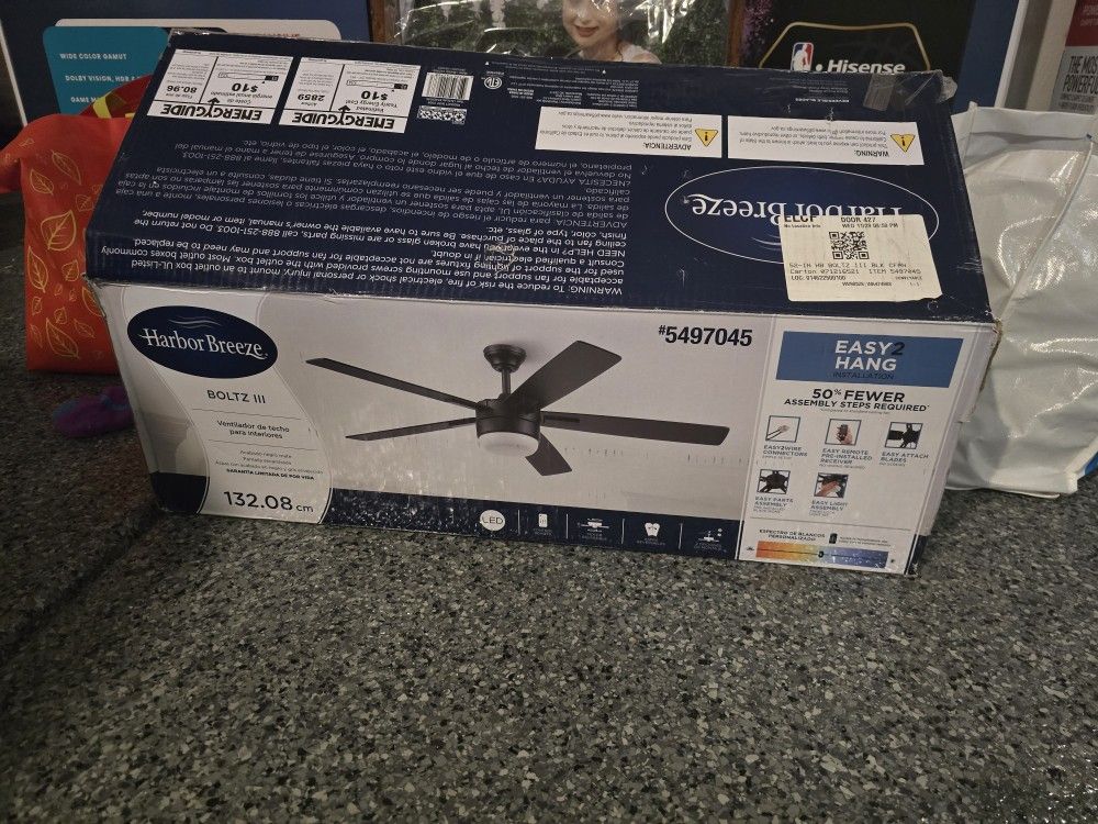 Harbor Breeze Boltz III Ceiling Fan