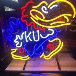 REAL NEON: University of Kansas Jayhawks 