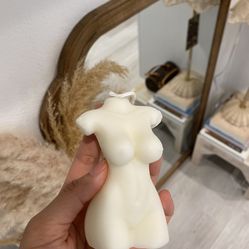 Women Body Soy Candle Scented ( Flower) 