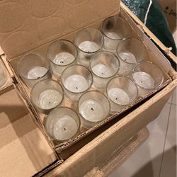 About 114 lightly used tealights Unscented Thumbnail