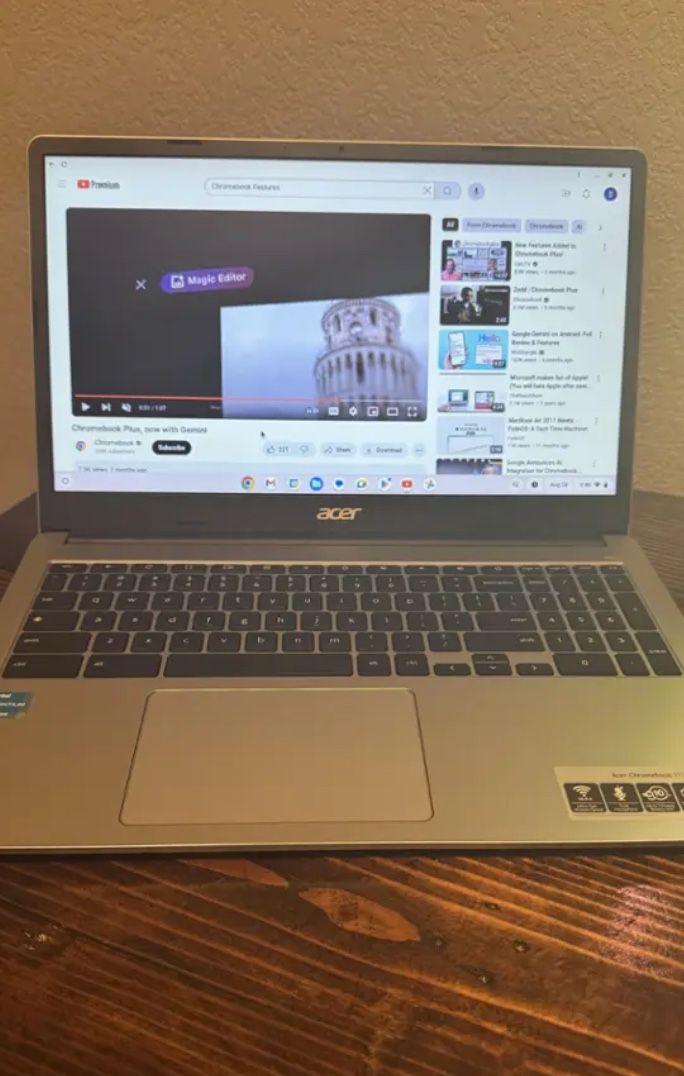 Acer Chromebook 315 15.6’’ HD Laptop - Intel pentium N6000