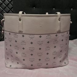 MCM Soft Pink Tote Bag 