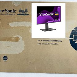 Yours?  New Open Box ViewSonic 24” 1080p Ergonomic Monitor W/ Tilt, Swivel & Pivot