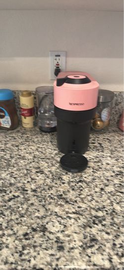 Pink coffee maker