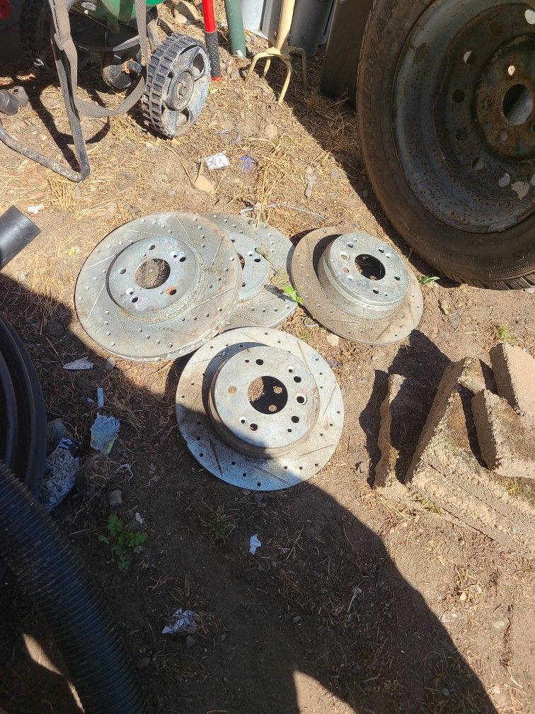 Drilled And Slotted Rotors New