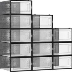 Shoe Box Container Stackable 