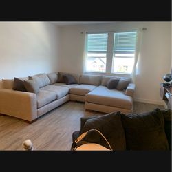 Sectional couch. 2 different views.