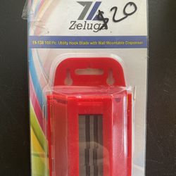 Zeluga Utility Hook Blade W/ Wall Mountable Dispenser 