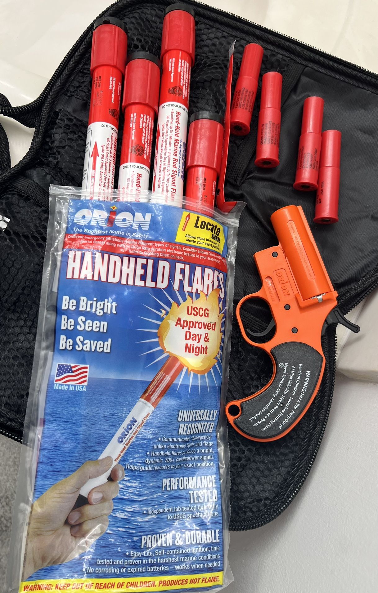 For sale Orion 25mm. flare gun,furniture. Brand new my price $120. In Island Water World shop this cost $280.00