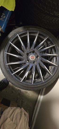 20 Inch Revolution Racing Rims With Tires 5x114.3 Lug Pattern