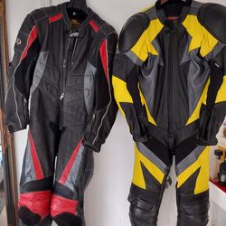 Motorcycle Leather One Piece Race Suit