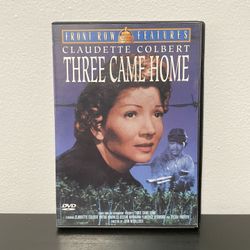 Three Came Home DVD Movie Claudette Colbert WWII Drama 1950