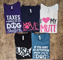 Bella-Canvas V-neck T-shirts 2XL