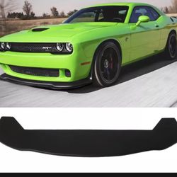 Fits 15-22 Dodge Challenger SRT Hellcat Front Bumper Lip Spoiler Unpainted PP