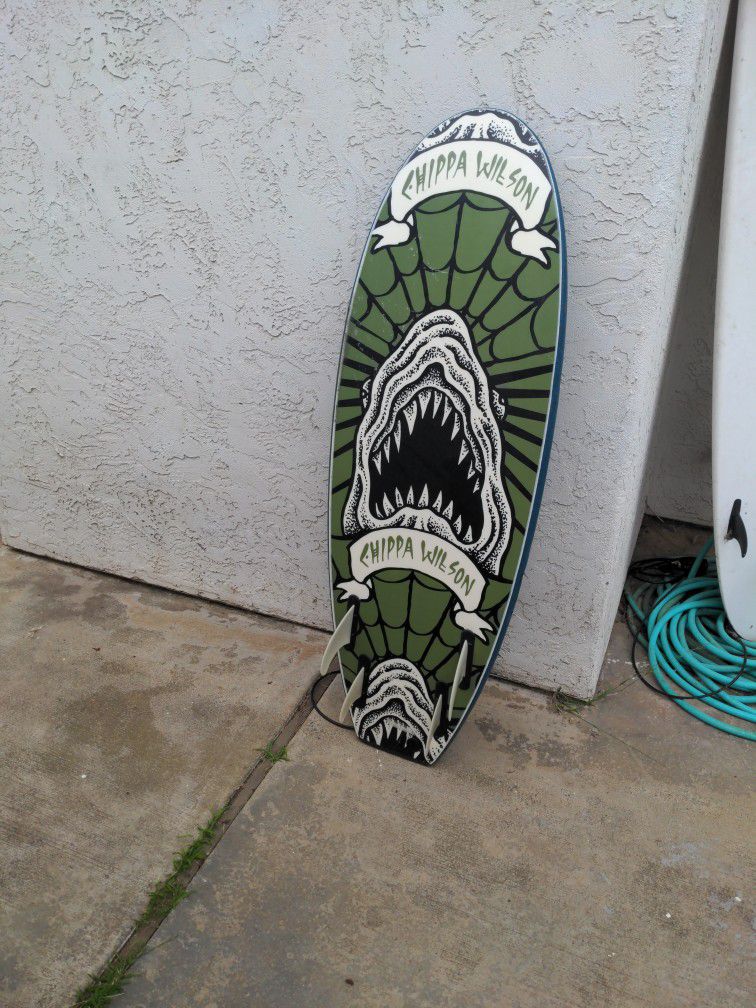 Soft Top Surfboard With Leash 5'