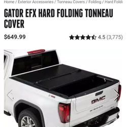 GATOR EFX HARD FOLDING TONNEAU COVER
