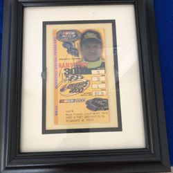 Boris Said Signed NASCAR Ticket