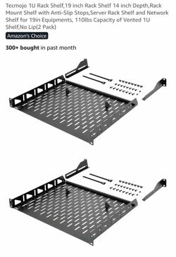 1U rack shelf