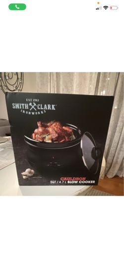Smith & Clark Ironworks Cauldron 5QT Slow Cooker